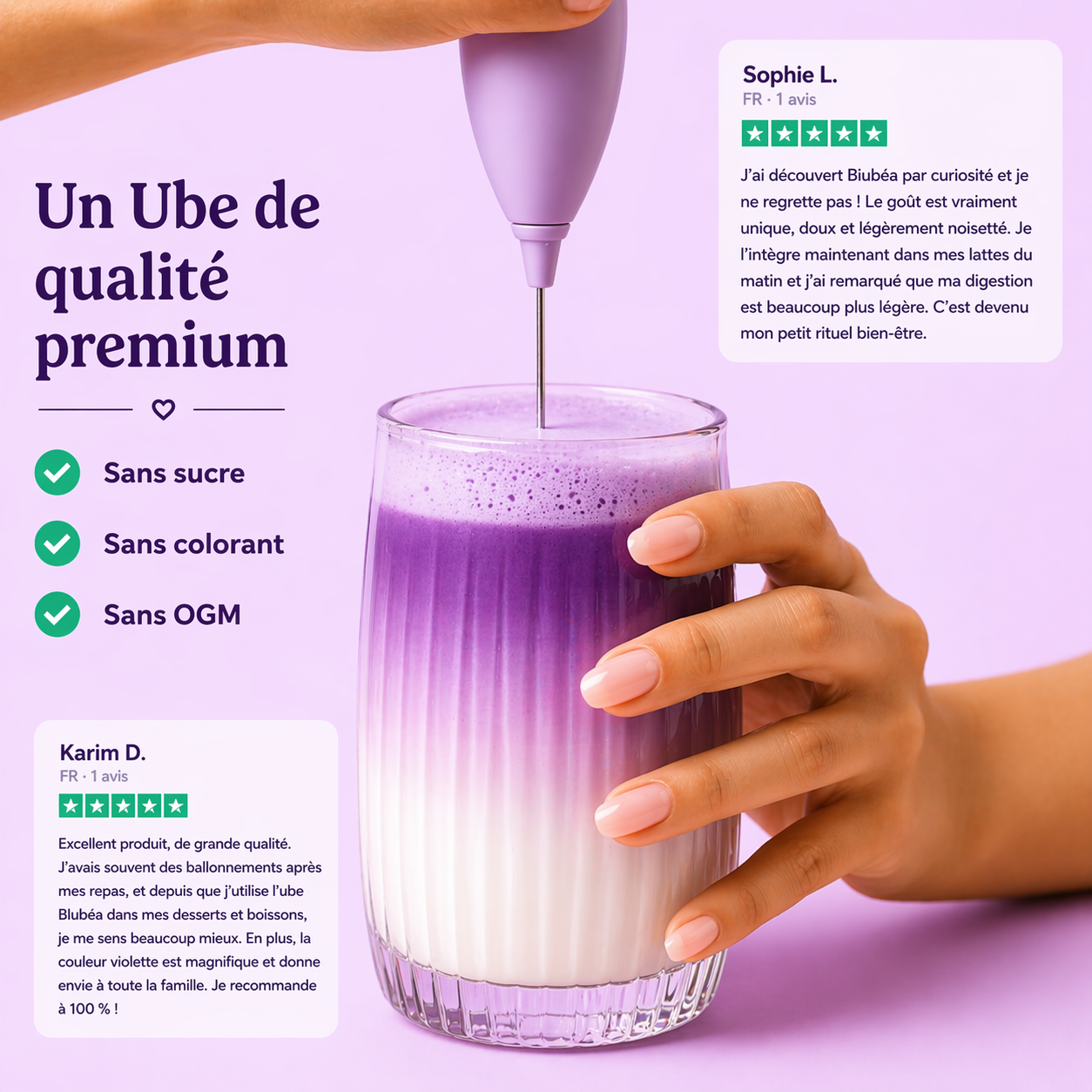 Avis ube Blubea ube latte